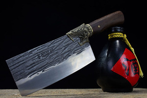 16075 锤纹钢切片刀-高性能不锈钢